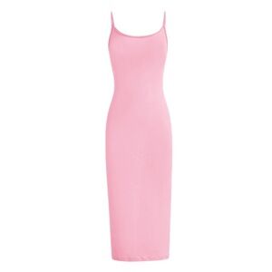 NWOT Girls‎ Pink Bodycon Maxi Dress - Size 14